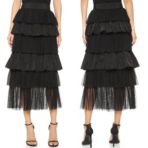 ALEXIS Miriella Tiered Midi Skirt